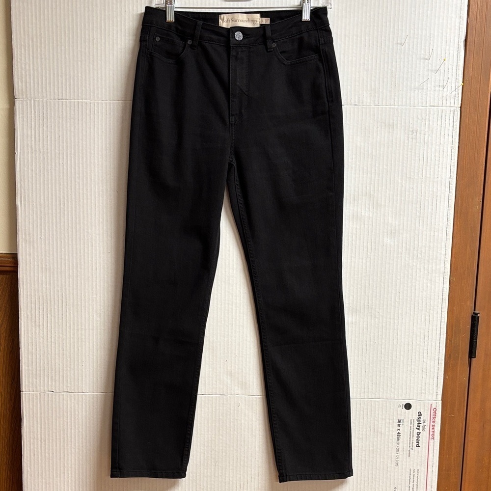 Soft Surroundings Womens/Ladies Black  Buttoned/Zippered Pants Size 4
